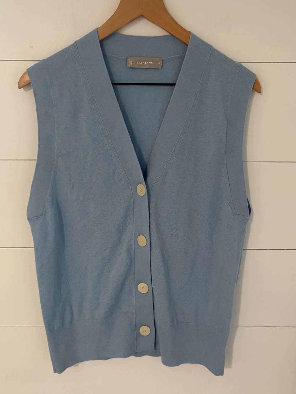 Everlane Cotton–Merino Sweater Vest